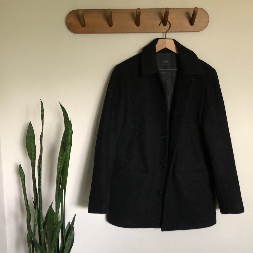 Black men’s jcrew university jacket. Slim.